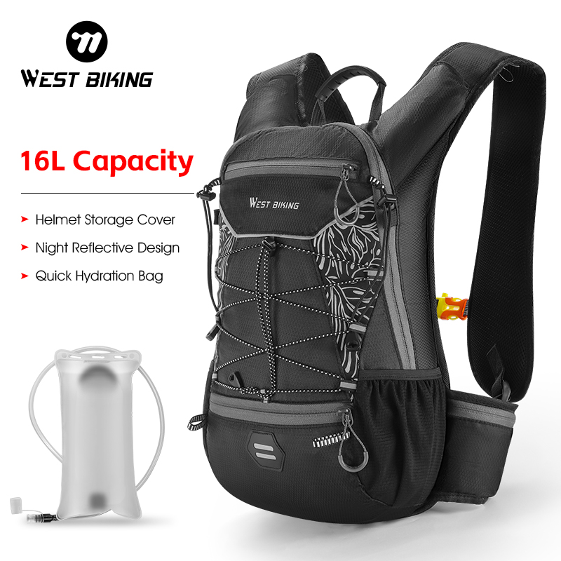 Mountain Biking Backpack - WEST BIKING 16L Ransel Bersepeda dengan
