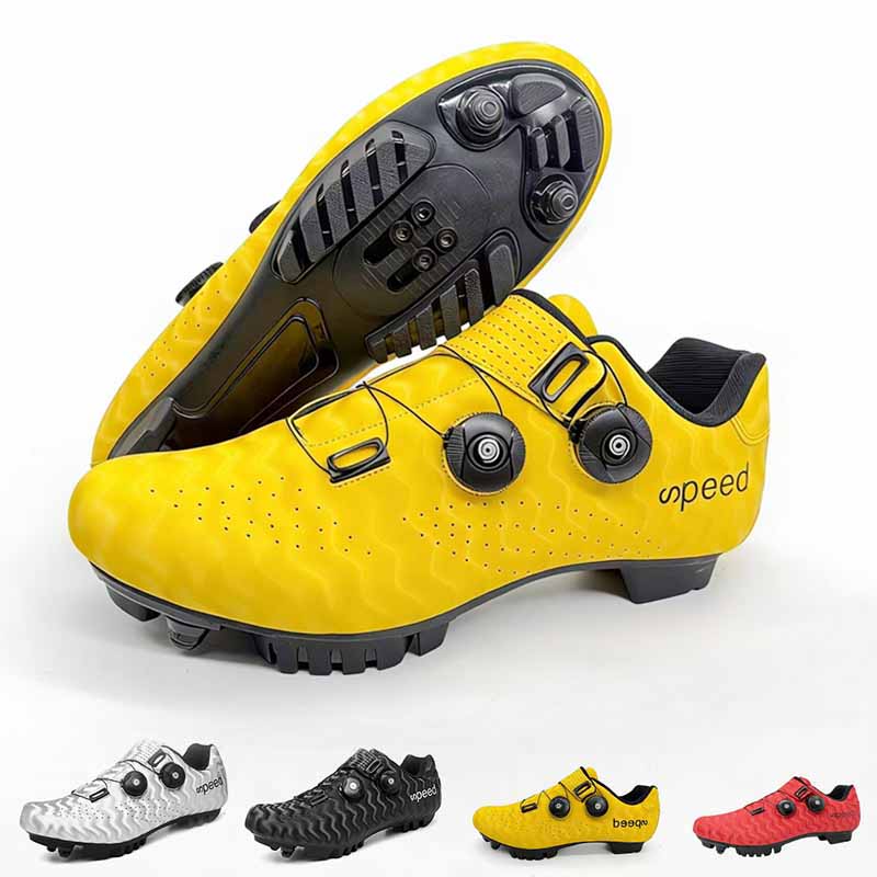 Mountain Biking Competition - Sepatu Bersepeda Pria Bernapas Sepatu Bersepeda