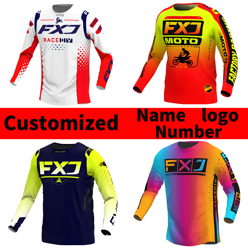 FXJ Motocross jersey Off road  - Mountain Biking Videos ulasan dan harga